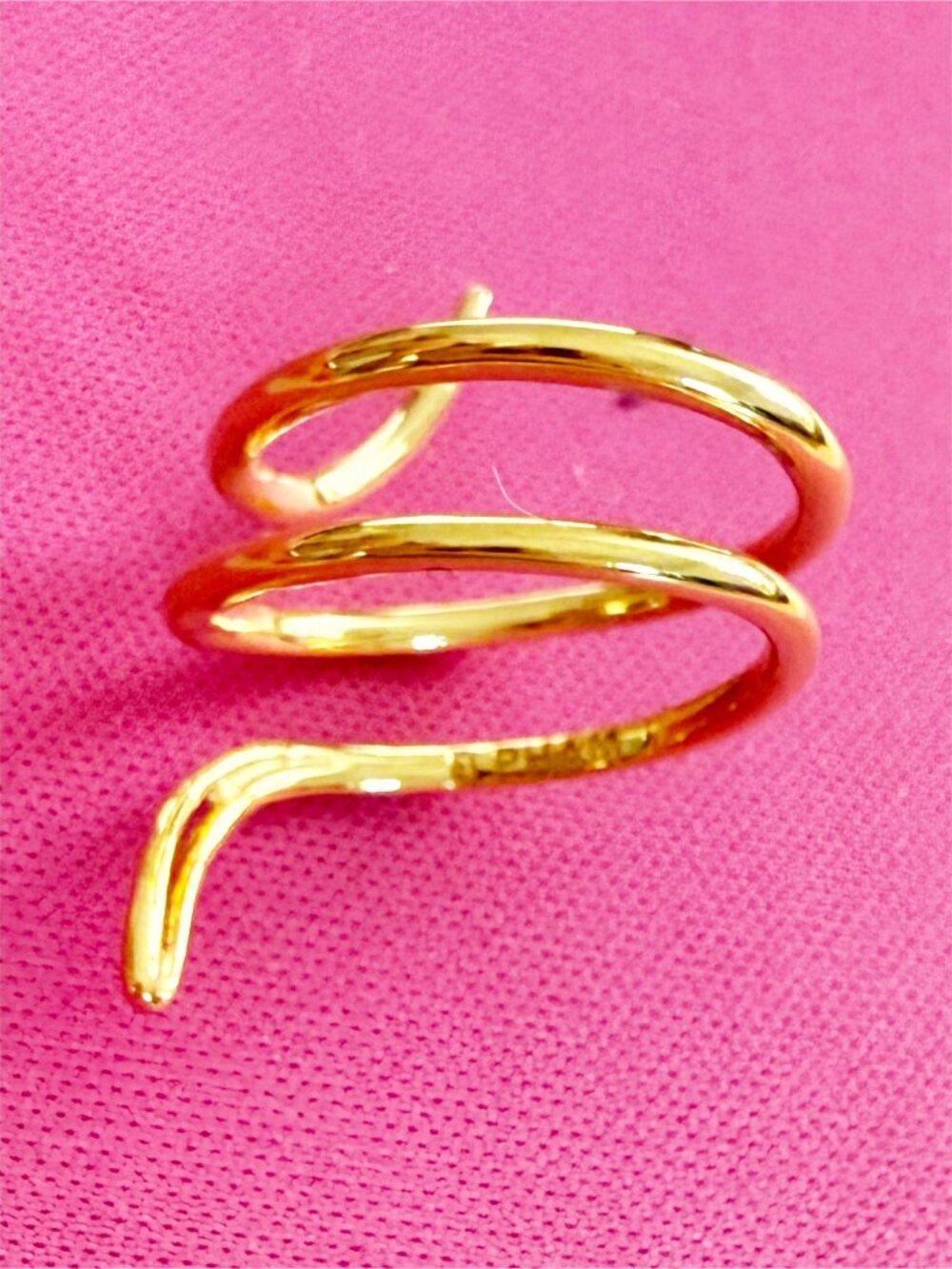 Brandy Pham Fashion Stackable 4 Rings Gold-Tone sz - Picture 10 of 15